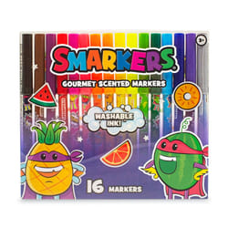 Scentco Washable Smarkers marker 16 pc(s) Black, Blue, Brown, Green, Grey, Light Green, Magenta, Multicolour, Navy, Orange, Pink, Purple, Red, Yellow