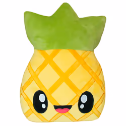 Scentco Smillows Pineapple, Washable, Plush, Green, Yellow
