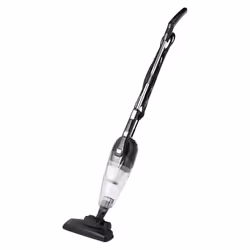 2-in-1 Corded Upright Vacuum Cleaner, ECO Motor, HEPA filtration, Lightweight Stick, Grey (UK)