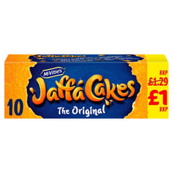 McVitie's Jaffa Cakes Original Biscuits 122g (Pack of 8)