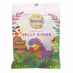 Biona Jelly Dino Sweets - Organic 75g (Pack of 10)