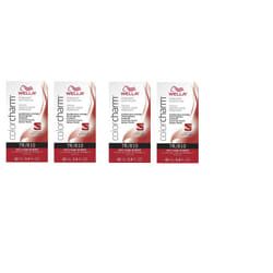 7R Red Wella Color Charm Permanent Haircolor - 7R â pack of 4