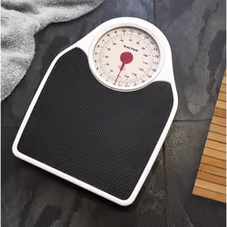 Salter Doctor Style Mechanical Bathroom Scales Retro White + Black