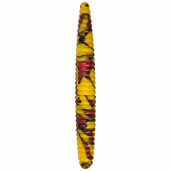 ACME Studios Rings Yellow and Red Roller Ball Pen by Robert & Trix Haussman (P2H04R)