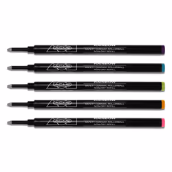 ACME Studios Inc Roller Ball Refills  Rainbow Colors  Set of 5 (PREFRB