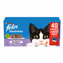 FELIX Original Mixed Selection in Jelly Wet Cat Food 40x85g