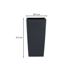 Tall Plant Pots Indoor Outdoor Planter 6 Colours - Square 11.4 L, Anthracite