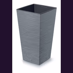 Plant Pots Furu Style Indoor Outdoor 5 Colours - Square Tall 91.5 L, Concrete