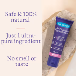 Lansinoh HPA Lanolin Nipple Cream for sore nipple & cracked skin, 100% natural single ingredient, breastfeeding essential, tasteless, odourless, 40ml