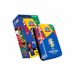 Topps Official Euro 2024 Match Attax - Mega Tin 1 Hot Shots contains 44 EURO 2024 Match Attax cards plus 4 exclusive Hot Sho ...