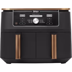 Ninja Foodi MAX Dual Zone Air Fryer, Amazon Exclusive, Tongs, 2 Drawers, 9.5L, 6-in-1, Use No Oil, Air Fry, Max Crisp, Roast, ...