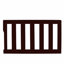 Dream On Me Universal Convertible Crib Toddler Guard Rail Dark Brown