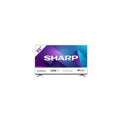 Sharp 4T-C55FN6KL2AB 55-Inch 4K Android Smart TV, Frameless UHD HDR with Google Assistant