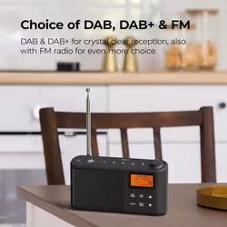 OPENED BOX NEVER USED DAB Radio Portable, DAB Plus/DAB Radio, FM Radio, Small Radio, Portable