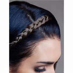 REVLON Synthetic Hair Braid Band and Tie Braid band Frosted
