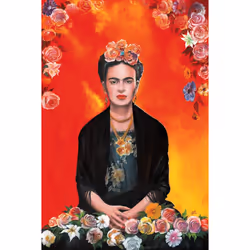 Frida Kahlo by Magrini  Laminated Poster  24.5 x 36.5