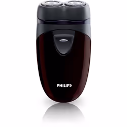 Philips PQ206/18 Electric shaver, Rotation shaver, Black, Bordeaux, CloseCut, HQ56, HQ4+, 2 year(s), Battery