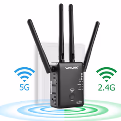 Wavlink AC1200 Range Extender/Access point/Wifi Booster/Wireless Router - Black