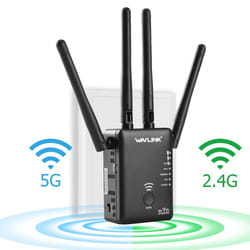 Wavlink AC1200 Range Extender/Access point/Wifi Booster/Wireless Router - Black