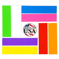 Tag-A-Room Color Coded File Folder Labels 1"""" X 4""""  Assorted Multi-Pack 400 Count