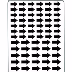 Tag-A-Room Color Coded Arrow Stickers Labels  536 Count