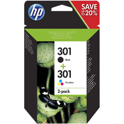 HP N9J72AE 301 Original Ink Cartridges Black And Tri-Colour Multipack