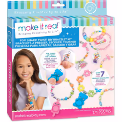 Make it Real Pop! Shake! Twist! Diy Bracelet Kit