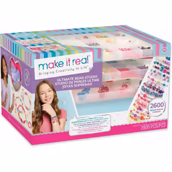Make it Real Ultimate Bead Studio, Children's bead set, 8 yr(s), Plastic, Multicolour