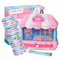 Make it Real Shrink Magic Candy Shop Bracelet Kit, Children's jewellery bracelet making kit, 8 yr(s), Multicolour