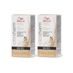 Wella Color Charm Permanent Liquid Haircolor - 6N â pack of 2