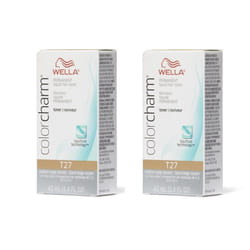 Wella Blonde Colour Charm | Permanent Liquid Hair Toners - 2pk Medium Beige