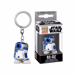 Funko Pop Star Wars Keychain Darth Vader Yoda R2-D2 Figure Keyring - R2-D2