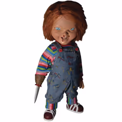 Chucky Menacing 15 Inch Mezco Figure with Sound