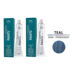 Wella Color Charm Paints TEAL Semi-Permanent - Teal - Pack of 2