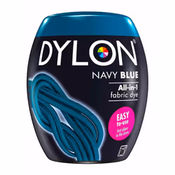 DYLON Washing Machine Fabric & Clothes Dye Pod - Navy Blue 350G