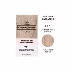 Wella Color Charm Permanent Liquid Hair Toner - Blondes - T11 Lightest Beige Blonde