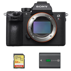 SONY A7R III Body + 64GB SD card + NP-FZ100 Battery