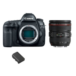 Canon Eos 5D Iv Kit Ef 24-70Mm F4L Is Usm + Lp-E6N Battery