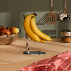 Alessi Dear Charlie Banana Holder in ChromePlated Zamak  Silver