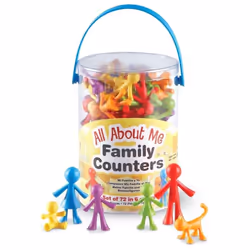 Learning Resources All About Me - Family Counters, set of 72