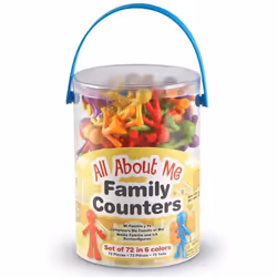 Learning Resources All About Me - Family Counters, set of 72