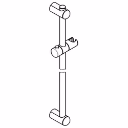 Grohe 27499 000 Euphoria 24-Inch Shower Bar  Chrome