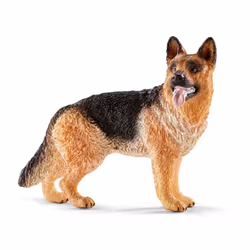 schleich German Shepherd, 3 yr(s), Black, Brown