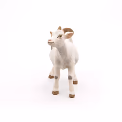 Papo -Hand-Painted - Figurine -Farmyard Friends -White nanny goat -511