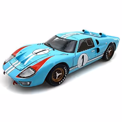 1966 Ford GT40 Mark II #1 Le Mans Miles/Hulme 1/18 Gulf Blue (Clean Version)