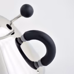 Alessi B Sugar Bowl and Spoon  Black