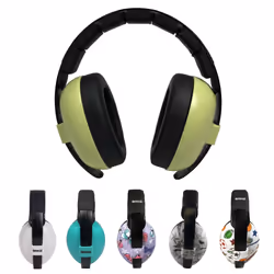 Banz Bubzee Baby Ear Defenders 0-2 Years - Loud Noise Canceling Baby Headphones & Toddler Ear Muffs  Size Adjustable