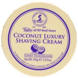 Taylor of Old Bond Street 150g paraben free Coconut Shaving Cream Bowl