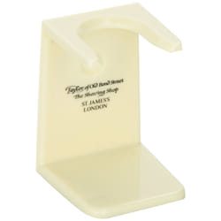Imitation Shaving Brush Stand with Ivory Finish