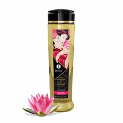 SHUNGA 0697309012232, Massage oil, 240 ml, Moisturizing, Nourishing, Softening, Lavender, Ingredients (I.N.C.I.) : Sweet Almo ...